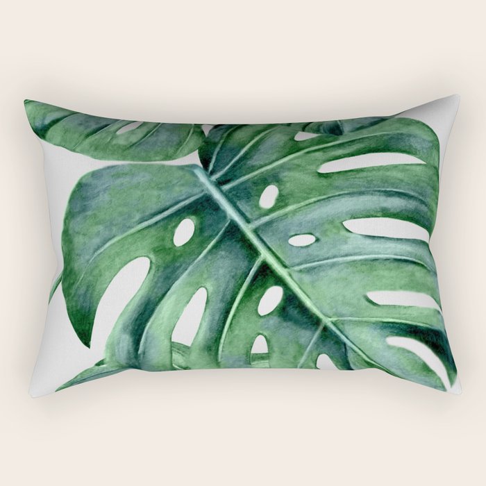Monstera Rectangular Pillow Gallery Image 2