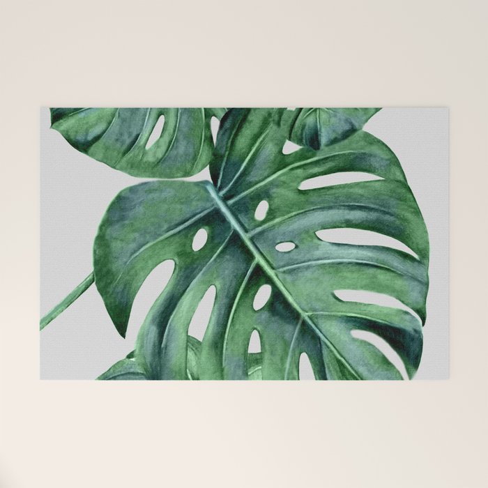 Monstera Welcome Mat Gallery Image 1