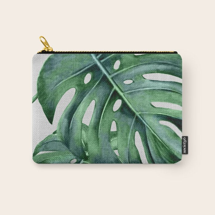 Monstera Carry All Pouch Gallery Image 1