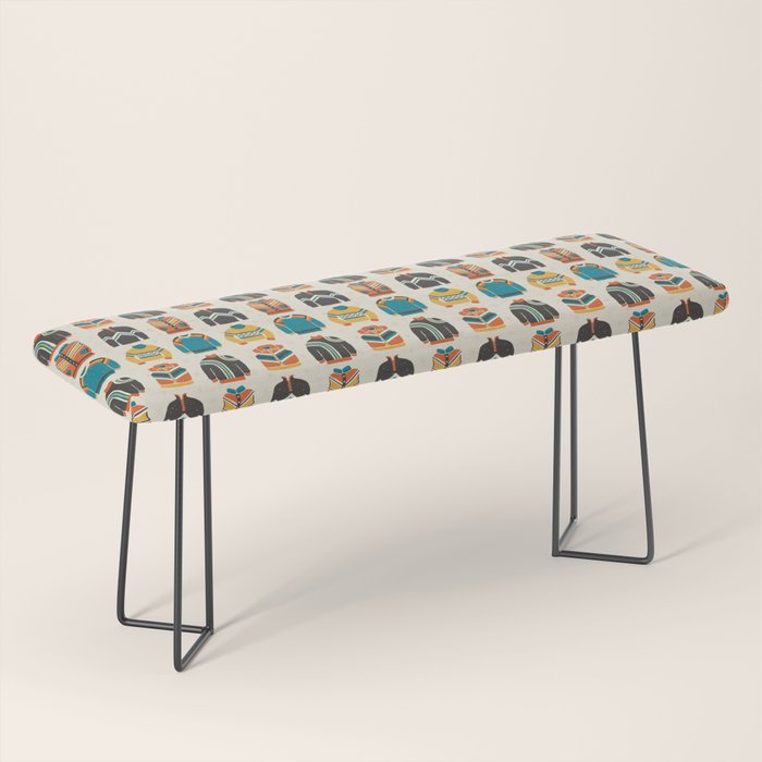 Vintage Skiwear Bench Gallery Image 1