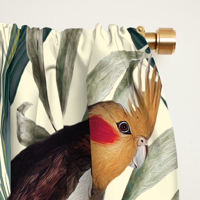 Floral and Birds Vintage Garden Window Curtain Gallery Image 2