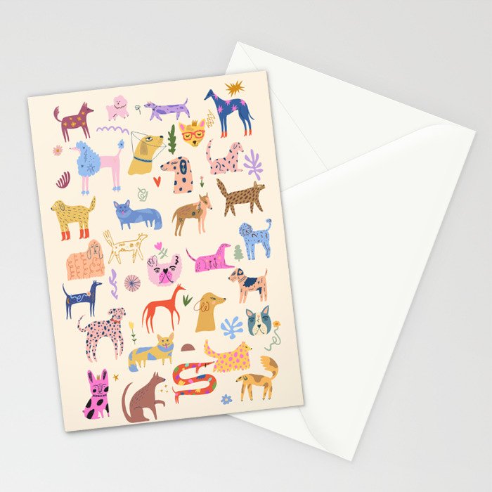 Dog Heaven Stationery Card Gallery Image 2
