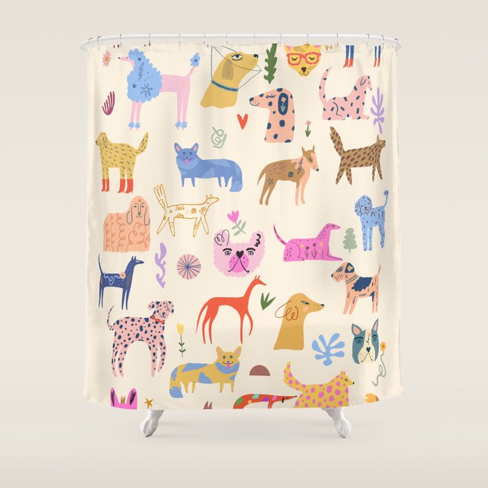 Dog Heaven Shower Curtain