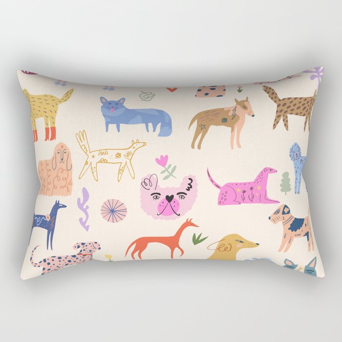 Dog Heaven Rectangular Pillow Gallery Image 1