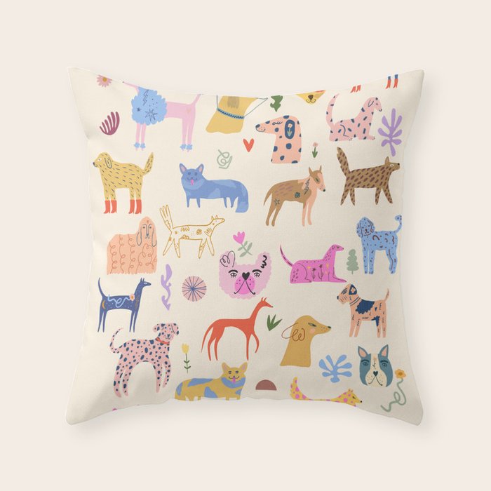 Dog Heaven Throw Pillow Gallery Image 6