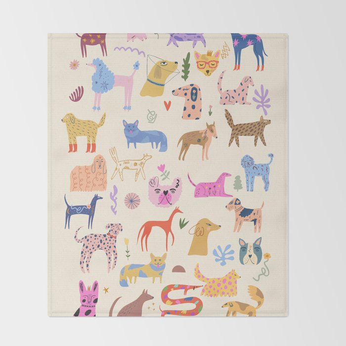 Dog Heaven Throw Blanket Gallery Image 2
