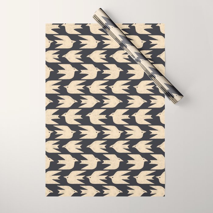 Doves In Flight Wrapping Paper Gallery Image 1