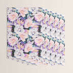 Modern Dark Vibrant Flowery D Wrapping Paper Gallery Image 3