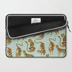 Tiger Collection - Mint & Orange Laptop Sleeve Gallery Image 2