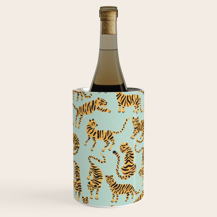 Tiger Collection - Mint & Orange Wine Chiller Gallery Image 3