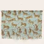 Tiger Collection - Mint & Orange Wall Hanging Gallery Image 1