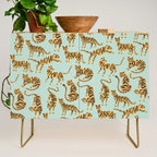 Tiger Collection - Mint & Orange Credenza Gallery Image 1