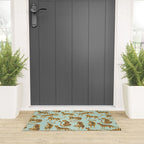 Tiger Collection - Mint & Orange Welcome Mat Gallery Image 3
