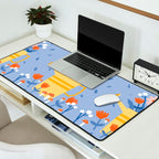 Watering can and flowers Desk Mat Gallery Image 2