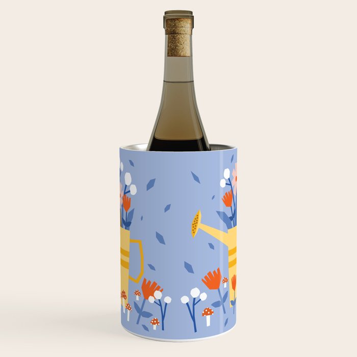 Watering can and flowers Wine Chiller Gallery Image 3