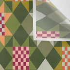 Checkerboard Quilt - Fall Colors Wall Tapestry Gallery Image 3