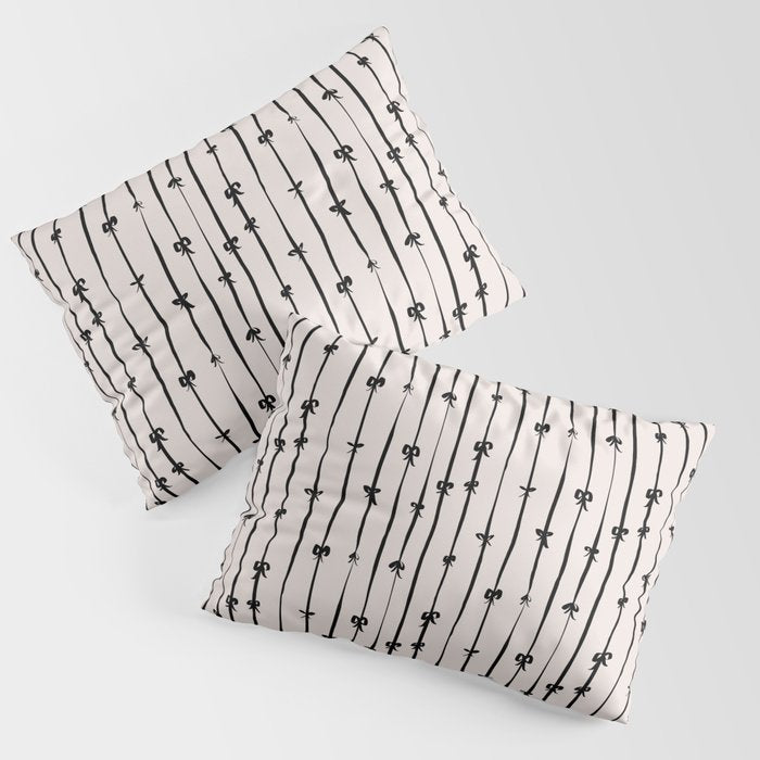 All in a bow - beige Pillow Sham Gallery Image 1