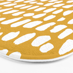 Dots (Mustard Yellow) Bath Mat Gallery Image 3