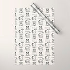 Inhale Exhale Pug Wrapping Paper Gallery Image 1