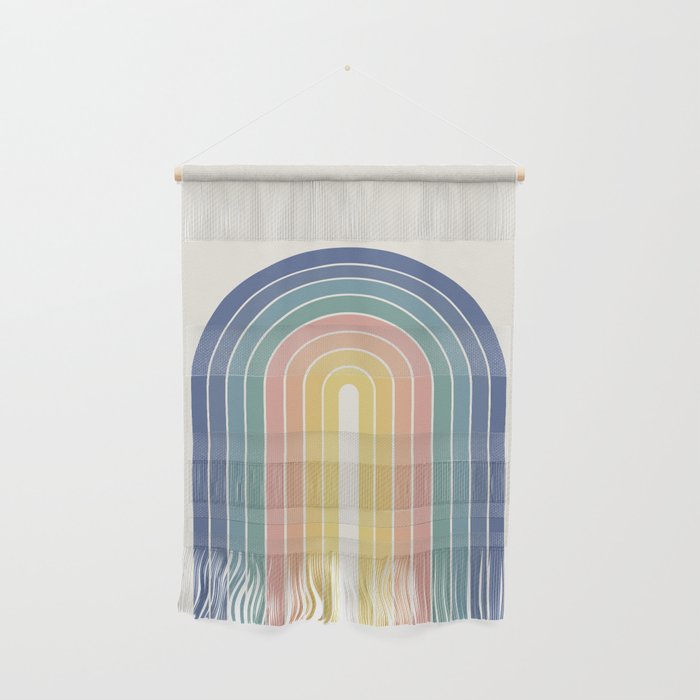 Gradient Arch XX Retro Mid Century Modern Rainbow Wall Hanging Gallery Image 1