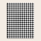 Black White Gingham Check Notebook Gallery Image 4