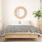 Black White Gingham Check Duvet Cover Gallery Image 3