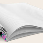 Colorful abstract art polka dot pattern Notebook Gallery Image 2