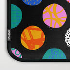 Colorful abstract art polka dot pattern Laptop Sleeve Gallery Image 3