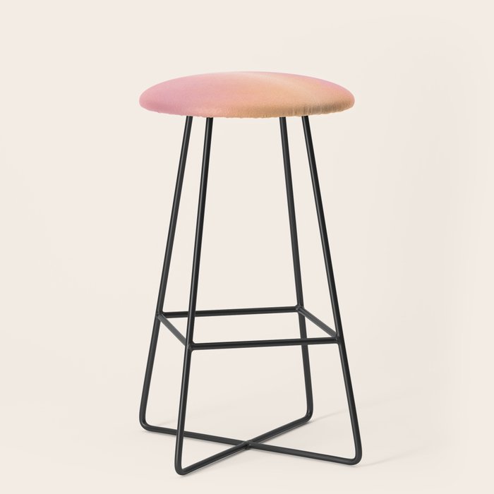 Celestial Sun and Moon Boho Spiritual Abstract Meditation Art Stool Gallery Image 1