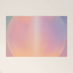 Celestial Sun and Moon Boho Spiritual Abstract Meditation Art Welcome Mat Gallery Image 1
