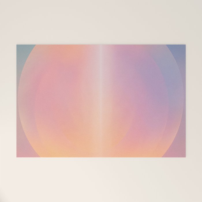 Celestial Sun and Moon Boho Spiritual Abstract Meditation Art Welcome Mat Gallery Image 1
