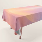 Celestial Sun and Moon Boho Spiritual Abstract Meditation Art Tablecloth Gallery Image 1