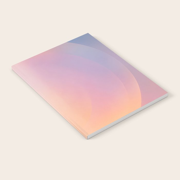 Celestial Sun and Moon Boho Spiritual Abstract Meditation Art Notebook Gallery Image 1