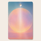 Celestial Sun and Moon Boho Spiritual Abstract Meditation Art Cutting Board Gallery Image 1