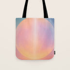 Celestial Sun and Moon Boho Spiritual Abstract Meditation Art Tote Bag Gallery Image 1