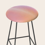 Celestial Sun and Moon Boho Spiritual Abstract Meditation Art Stool Gallery Image 2