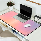 Celestial Sun and Moon Boho Spiritual Abstract Meditation Art Desk Mat Gallery Image 2