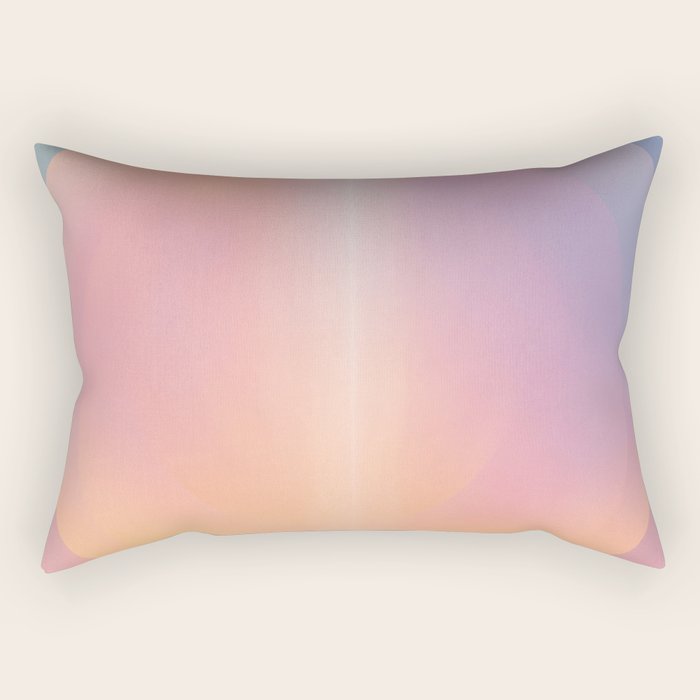 Celestial Sun and Moon Boho Spiritual Abstract Meditation Art Rectangular Pillow Gallery Image 2
