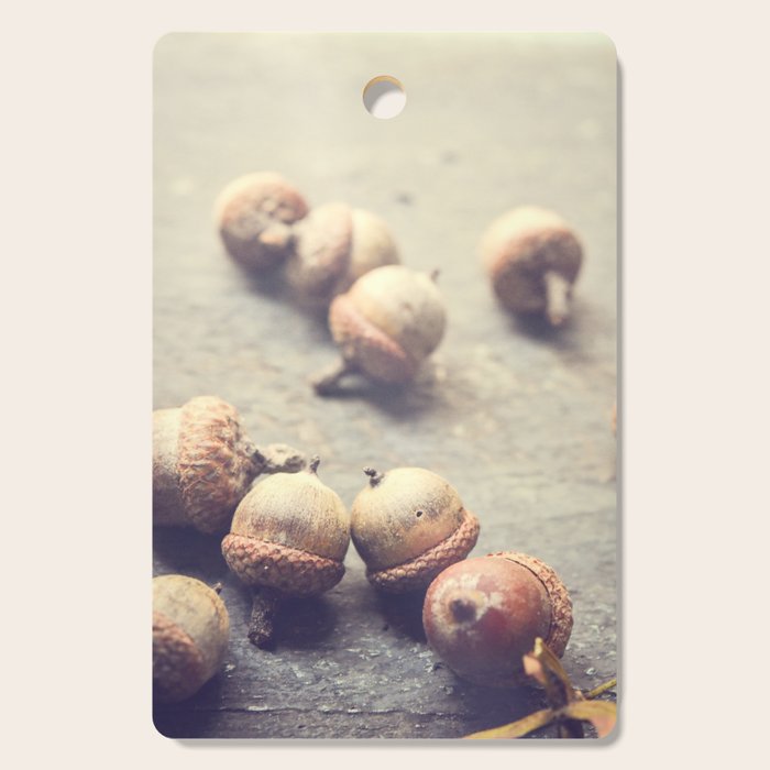 Autumn Acorns Cutting Board Gallery Image 1