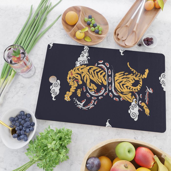 Tiger vs Snake Cutting Board Gallery Image 2