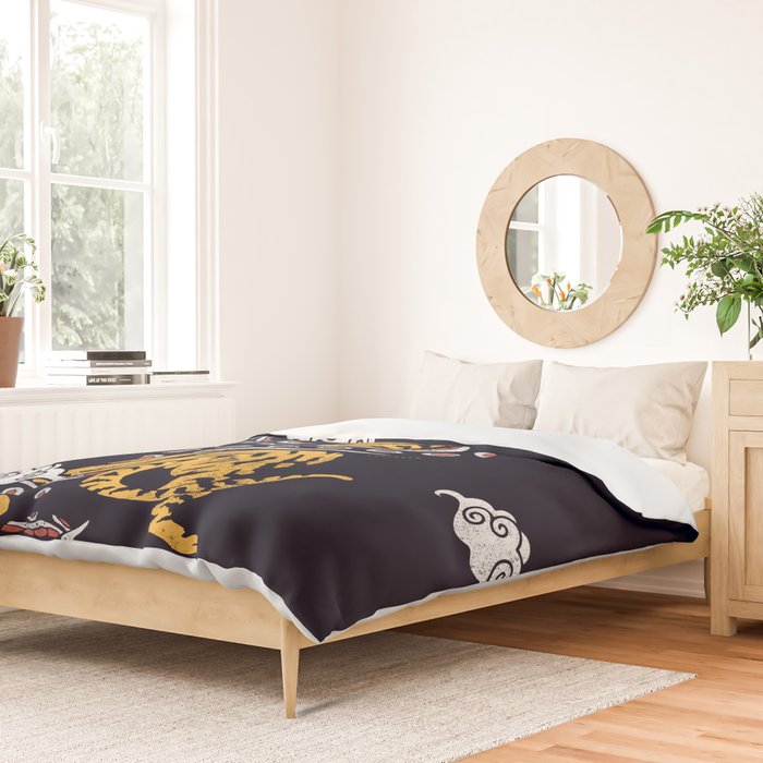 Tiger vs Snake Duvet Cover Gallery Image 2