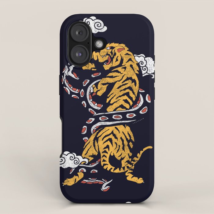 Tiger vs Snake iPhone Case Gallery Image 1