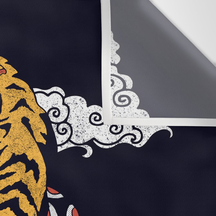 Tiger vs Snake Wall Tapestry Gallery Image 3