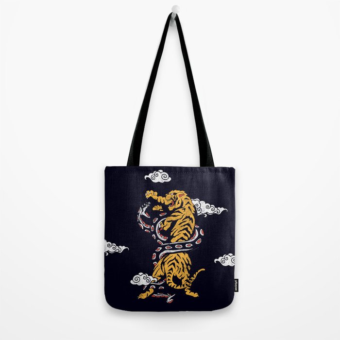 Tiger vs Snake Tote Bag Gallery Image 2