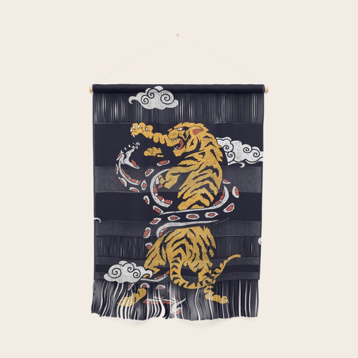 Tiger vs Snake Wall Hanging Gallery Image 1
