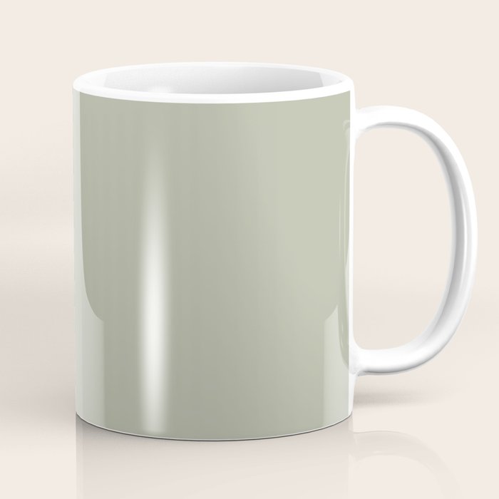 Solid Linen Sage Coffee Mug Gallery Image 1