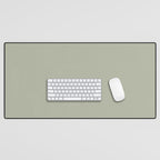 Solid Linen Sage Desk Mat Gallery Image 1