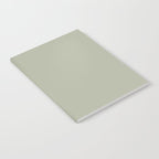Solid Linen Sage Notebook Gallery Image 2