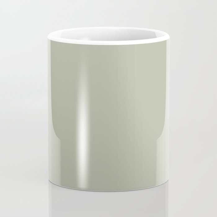 Solid Linen Sage Coffee Mug Gallery Image 4