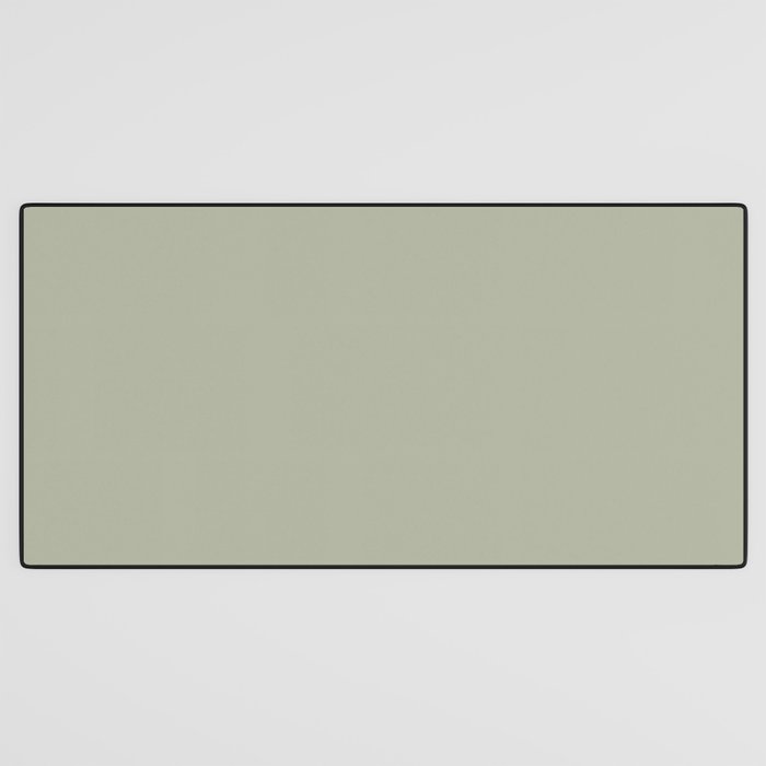 Solid Linen Sage Desk Mat Gallery Image 3